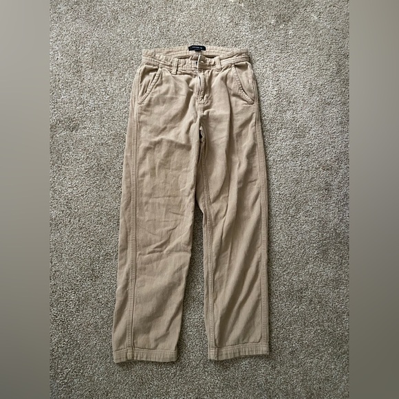 Cotton On Kids/Teen Beige Corduroy Pants Size 26 Straight Leg - Picture 1 of 6